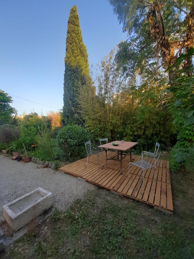 Villa " Les Bambous " , Jardin , Terrasse , Climatisation , Wifi , Parking Avignon Eksteriør billede